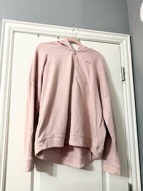 Under Armour Women's Light Pink Full-Zip Hoodie